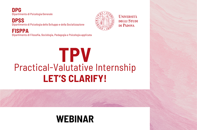 Collegamento a TPV Practical-Valutative Internship LET’S CLARIFY!